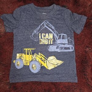 Toddler Boy Construction Tee 12M